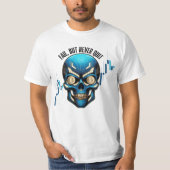 ファンタジーデザイン | Crypto Btc | モチベーション | 青 Tシャツ (正面)