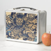 ファンタジーデモン日本のズ – ウッドカットスタイル(2) メタルランチボックス (インサイチュ)