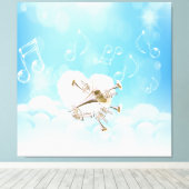 ファンタジートランペットキャンバスプリント キャンバスプリント (インサイチュ (ウッドフロア))