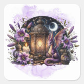 ファンタジードラゴンステッカー スクエアシール (正面)