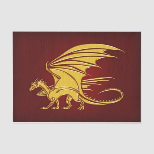 ファンタジードラゴンティッシュペーパー 薄葉紙 (正面)