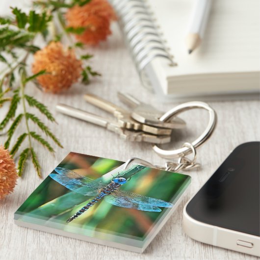 ファンタジードラゴンフライターコイズとブラック キーホルダー (正面右)