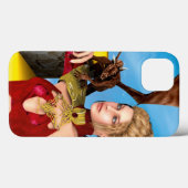 ファンタジードラゴンプリンセスのデジタルアート Case-Mate iPhoneケース (裏面 (横))