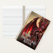 ファンタジードラゴンライダー神話の冒険 ノートブック (内側)