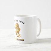 ファンタジードラゴン恋人 コーヒーマグカップ (正面右)
