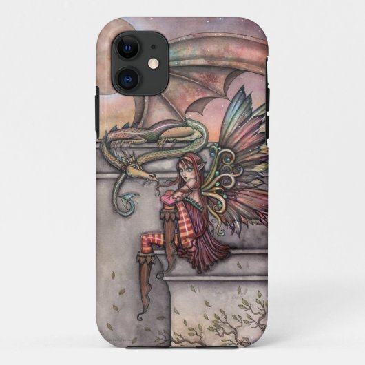 ファンタジードラゴン ファンタジーアート iPhoneケース Case-Mate iPhoneケース (裏面)