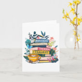 ファンタジードラマの悲劇の本を控えめに カード (黄色い花)