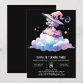 ファンタジードリーミーウィザード誕生日 招待状 (正面/裏面)