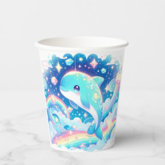 ファンタジードルフィンベビーシャワー 紙コップ (正面)