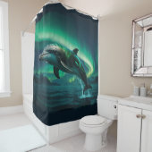 ファンタジードルフィン&オーロラ シャワーカーテン (インサイチュ)