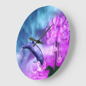 ファンタジードルフィン ラージ壁時計 (傾斜)