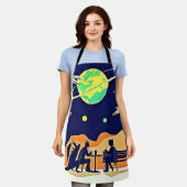 ファンタジーナイトランデブー エプロン (着用した状態)