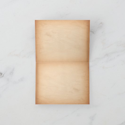 ファンタジーナイト 中世のバル・ミツヴァーお礼メッセージ サンキューカード (内部)