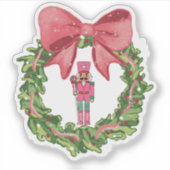ファンタジーナッツクラッカー クリスマスリース シール (正面)