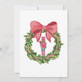 ファンタジーナッツクラッカー クリスマスリース 招待状