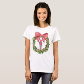 ファンタジーナッツクラッカー クリスマスリース Tシャツ (正面フル)