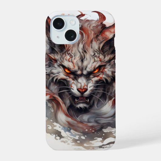 ファンタジーネコ iPhone 15ケース (裏面)