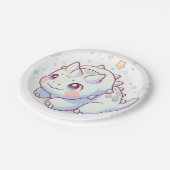 ファンタジーハッピーダノベイビーシャワー ペーパープレート (アングル)