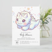 ファンタジーハッピーダノベイビーシャワー 招待状 (スタンド正面)