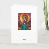 ファンタジーハロウィーン用グリーティングカード カード (裏面)