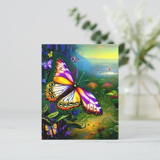 ファンタジーバタフライジャーニースクラップブック紙 (スタンド正面)