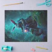 ファンタジーバニーラビットインモーターサイクル 薄葉紙 (クラフト)