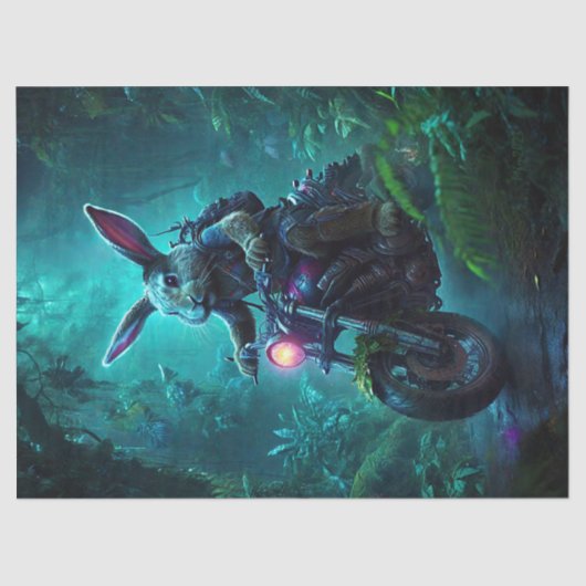 ファンタジーバニーラビットインモーターサイクル 薄葉紙 (正面)