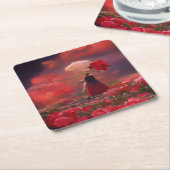 ファンタジーバラフィールドザスカイ スクエアペーパーコースター (アングル)