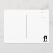 ファンタジーバレリナダンスカップルの愛 ポストカード (裏面)