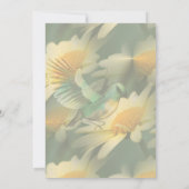 ファンタジーバードオンデイジーフローラパーティー 招待状 (裏面)