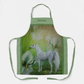 ファンタジーパーソナライズされた花 エプロン (正面)