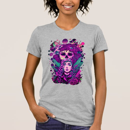 ファンタジーヒト顔 Tシャツ (正面)