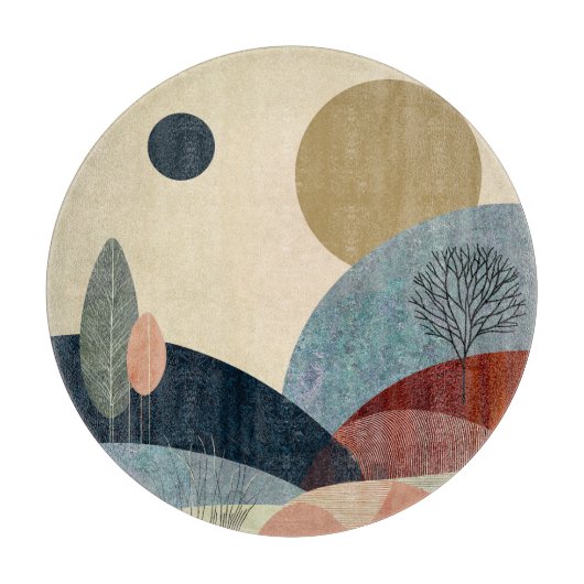 ファンタジーヒルズランドスケープ カッティングボード (正面)