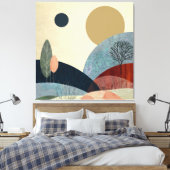 ファンタジーヒルズランドスケープ キャンバスプリント (インサイチュ (寝室))