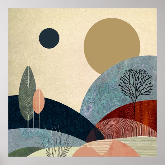 ファンタジーヒルズランドスケープ ポスター (正面)