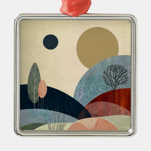 ファンタジーヒルズランドスケープ メタルオーナメント (正面)