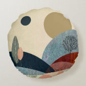 ファンタジーヒルズランドスケープ ラウンドクッション (裏面)