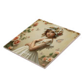 ファンタジービクトリアンかわいい女の子 タイル (側面)