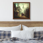 ファンタジービクトリアンイギリス1 キャンバスプリント (インサイチュ (寝室))