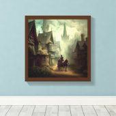 ファンタジービクトリアンイギリス1 キャンバスプリント (インサイチュ (ウッドフロア))