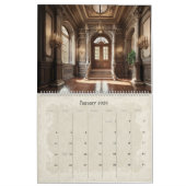 ファンタジービクトリアンマニション カレンダー (1月 2026)