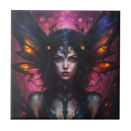 ファンタジービューティフルフラワーピクシーフェアリープリンセス タイル (正面)