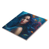 ファンタジービューティフルブルーマーメイド タイル (側面)