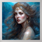 ファンタジービューティフルマーメイドプリンセスブルー ポスター (正面)