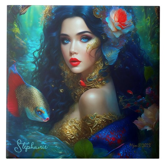 ファンタジービューティフルマーメイドプリンセス タイル (正面)