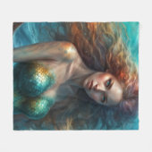 ファンタジービューティフルマーメイドプリンセス フリースブランケット (正面(横))