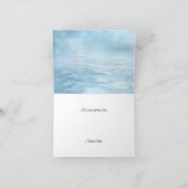 ファンタジービーチウェディング感謝カード サンキューカード (内部)