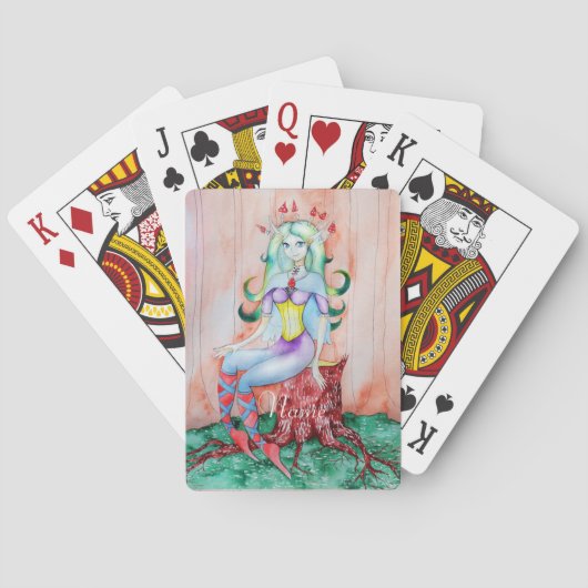 ファンタジーピクシー妖精サンダー_コーブギフトボックス トランプ (裏面)