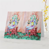 ファンタジーピクシー妖精サンダー_Cove カード (黄色い花)