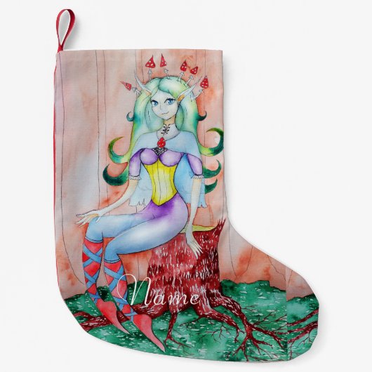 ファンタジーピクシー妖精サンダー_Cove スモールクリスマスストッキング (正面)